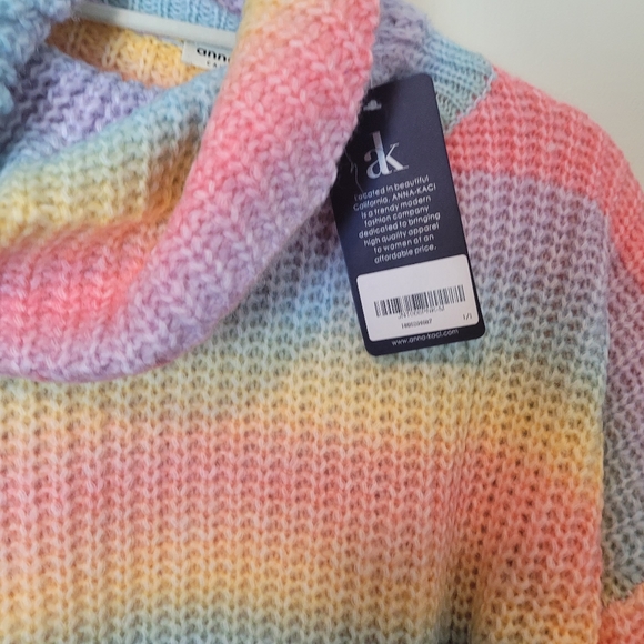 Tie Dye Cowl neck sweater - Size (6-8) - Picture 10 of 10